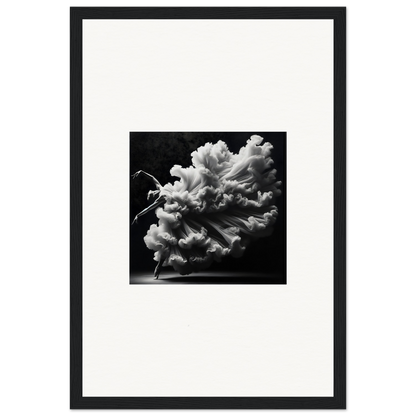 Billowing cloud of smoke or vapor against a dark background.