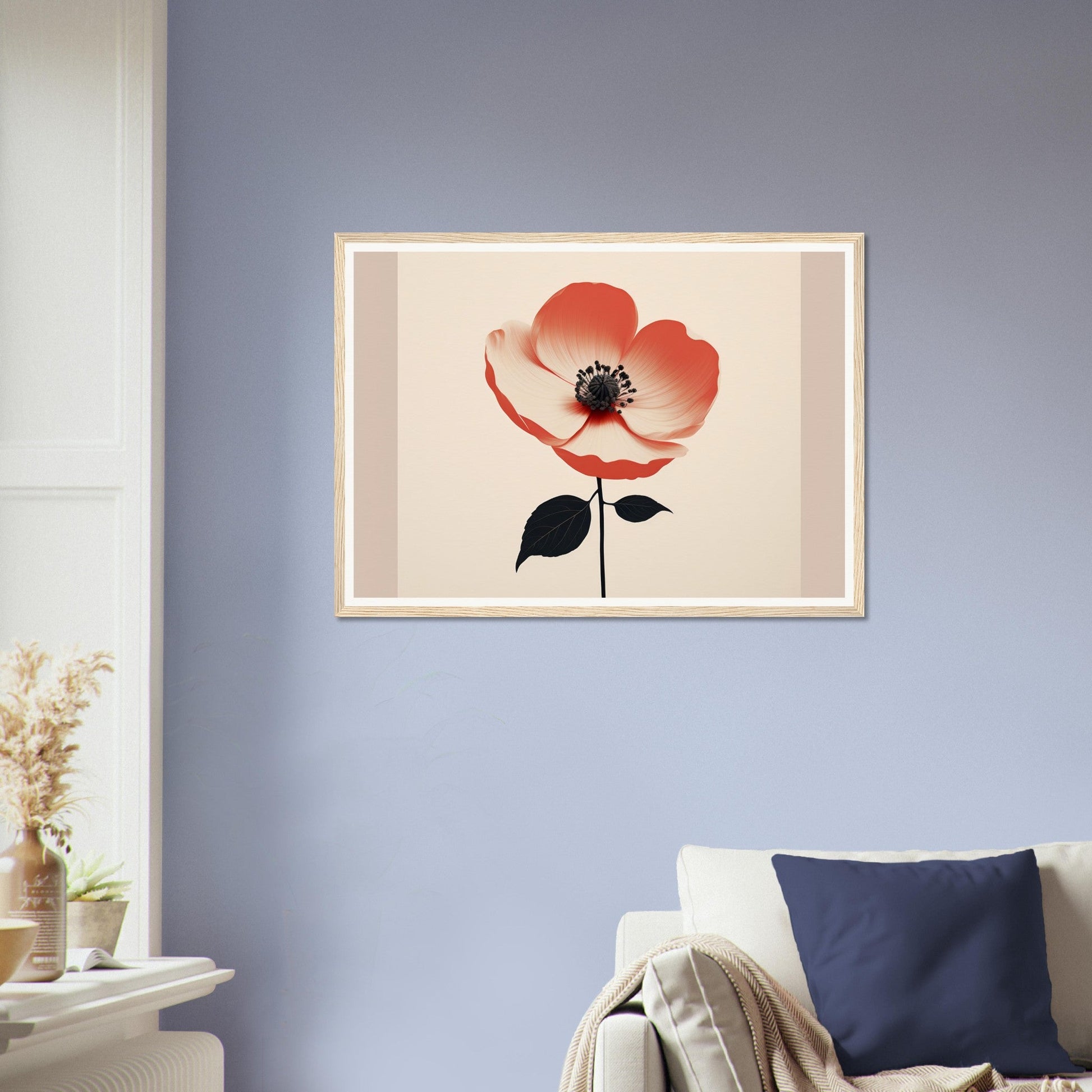 An orange flower framed in the Poppy The Oracle Windows™ Collection poster.