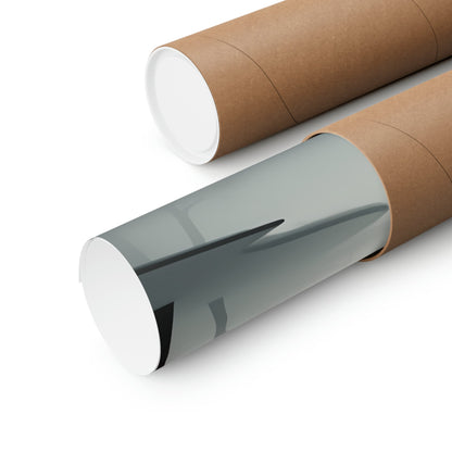 Two rolls of brown paper with a white top