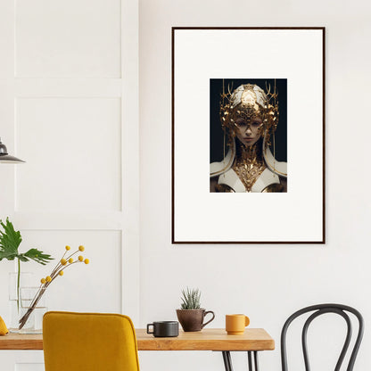 Framed canvas print of an Ethereal Sovereign in a stunning room decoration