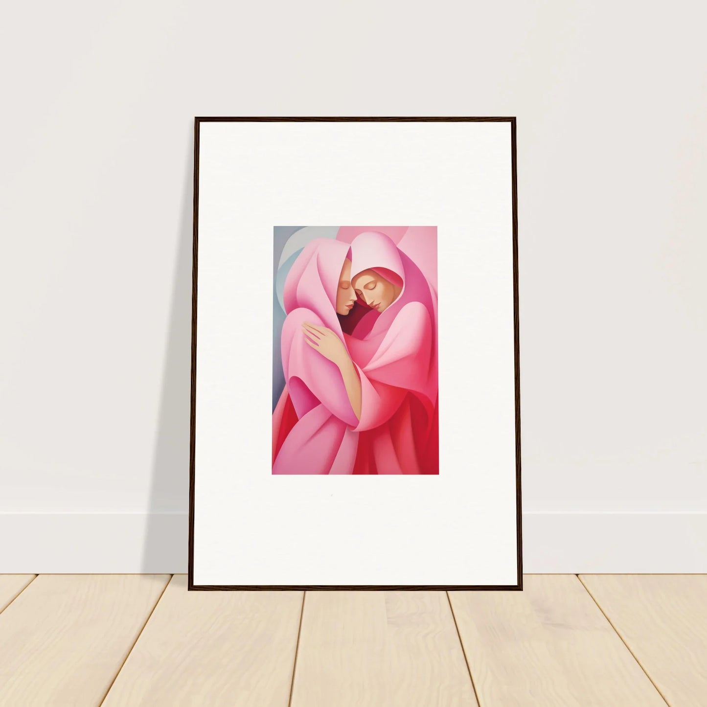 Abstract pink floral artwork for Glimmer Verse Tapestry, perfect room decoration