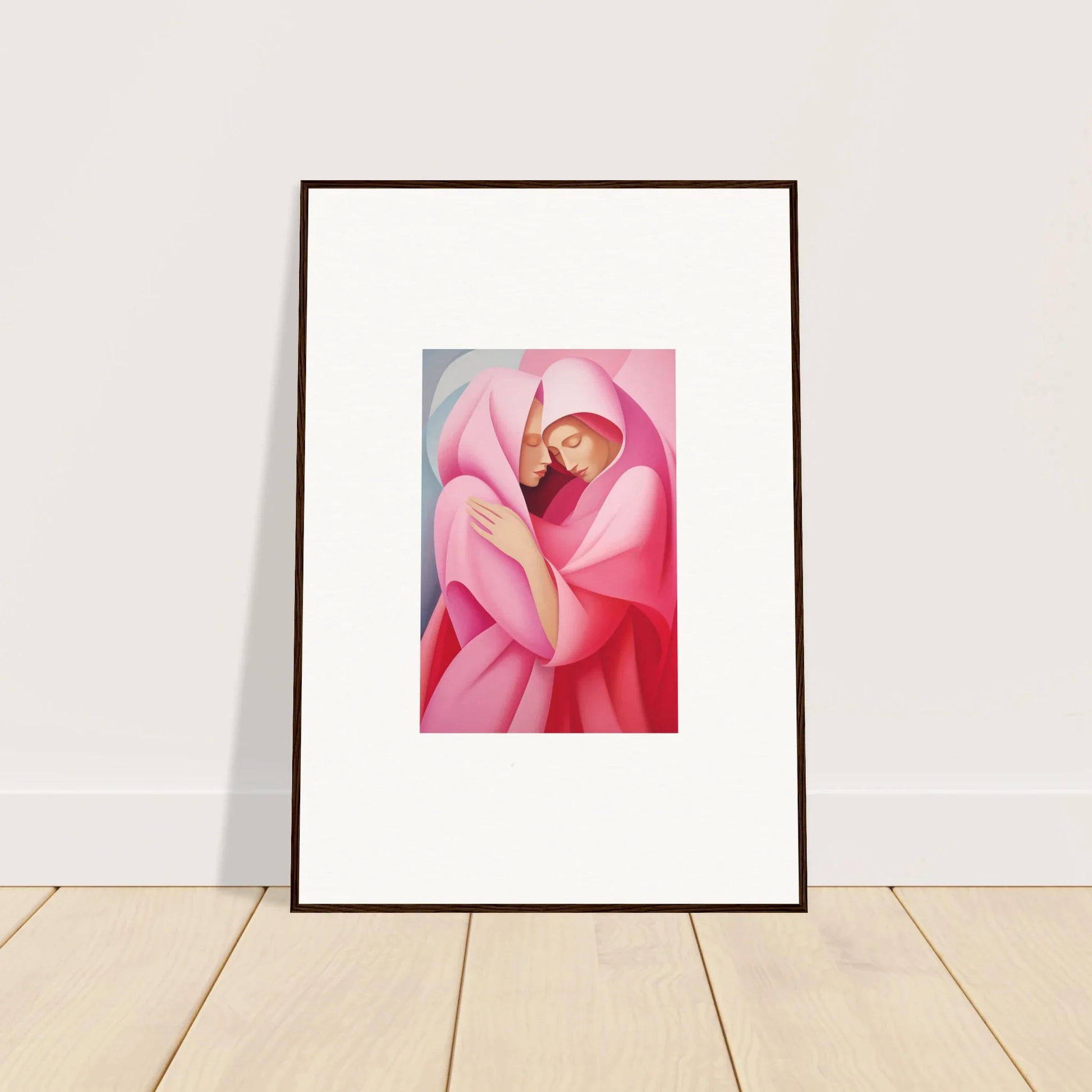 Abstract pink floral artwork for Glimmer Verse Tapestry, perfect room decoration