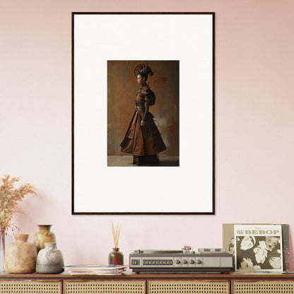 Framed portrait of a woman in Victorian dress for your Nostalgia Chronicles room decoration