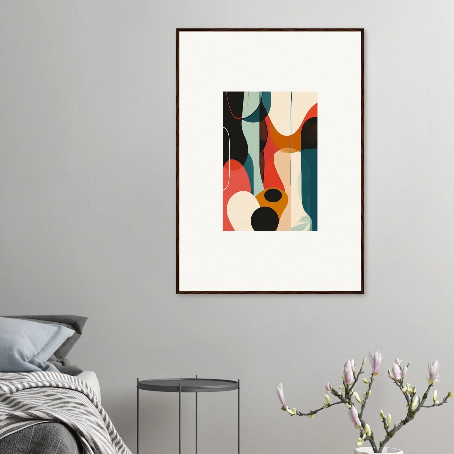 Colorful Abstract Canvas Print, Troubadour Aria, Perfect for Room Decoration