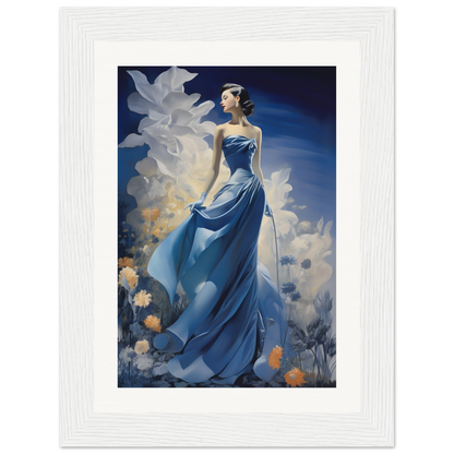 A Classics Are Forever C The Oracle Windows™ Collection of a woman in a blue dress, fashion wall art that can transform your space.