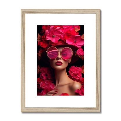 Framed & mounted print - 12x16 / natural frame - fine art