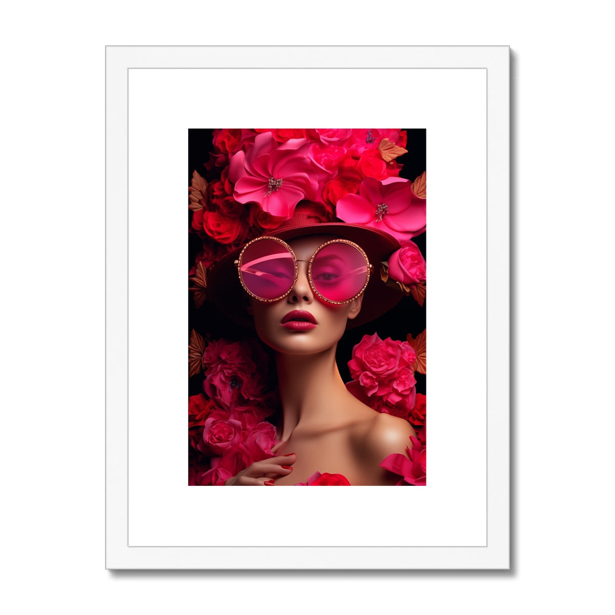 Framed & mounted print - 12x16 / white frame - fine art